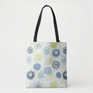 Tote Bag Motif floral élégant avec les fleurs mignonnes