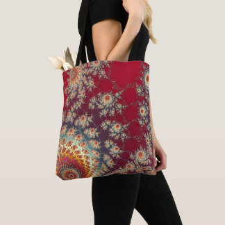Tote Bag Motif floral en spirale