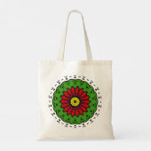 Tote Bag Motif floral mandala sans couture (Dos)
