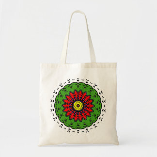 Tote Bag Motif floral mandala sans couture