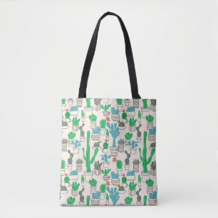 Tote Bag Motif floral naturel mignon de cactus