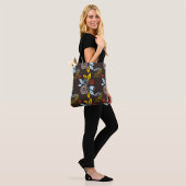 Tote Bag Motif floral rétro