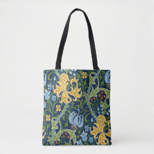 Tote Bag Motif Floral sans couture avec de grandes fleurs,