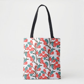 Tote Bag Motif floral sans soudure. Joli arrière - plan flo