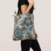 Tote Bag Motif floral vintage (De près)