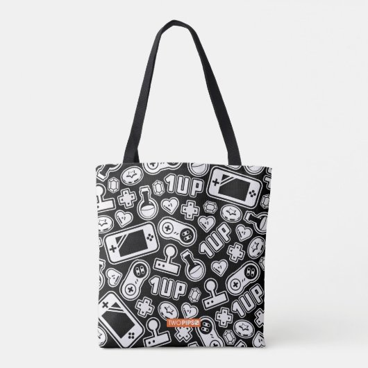 Tote Bag Motif Fourre-tout de jeu vidéo (Dos)