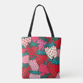 Tote Bag Motif Fraise (Dos)