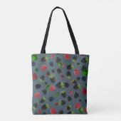 Tote Bag Motif framboise 2 (Dos)