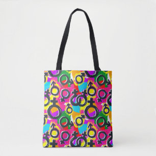 Tote Bag Motif Gay pride de Neon