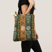 Tote Bag Motif géométrique (De près)