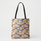 Tote Bag Motif géométrique de forme (Devant)