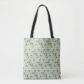 Tote Bag Motif géométrique de triangle (Devant)