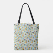 Tote Bag Motif géométrique de triangle (Dos)
