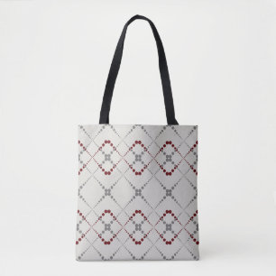 Tote Bag Motif géométrique de zag rétro