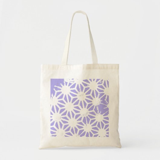 Tote Bag Motif géométrique Lavender (Devant)
