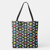 Tote Bag Motif géométrique moderne brillant dans contempora (Dos)