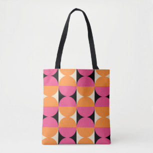 Tote Bag Motif géométrique moderne du milieu du siècle