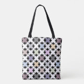 Tote Bag Motif géométrique multicolore (Dos)