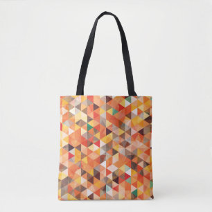 Tote Bag Motif géométrique triangulaire Abstrait