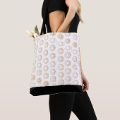 Tote Bag Motif Gold White Chakras tendance (De près)