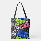 Tote Bag Motif Graffiti (Dos)