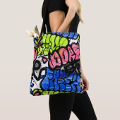 Tote Bag Motif Graffiti (De près)