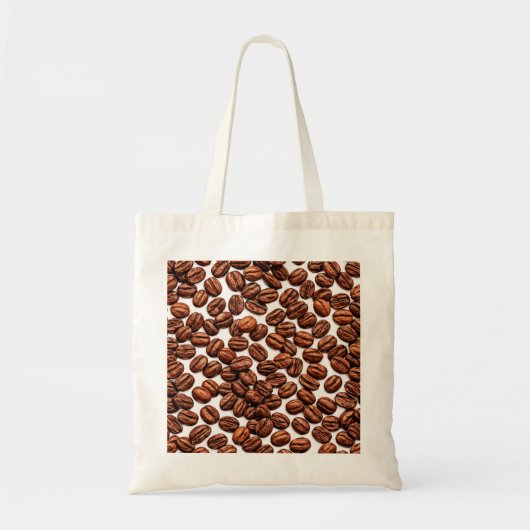 Tote Bag Motif grains de café (Devant)