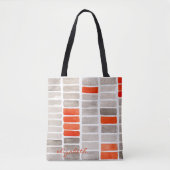 Tote Bag Motif gris aquarelle nommé (Devant)