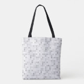Tote Bag Motif gris de tuiles (Dos)