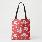 Tote Bag Motif hawaïen Aloha Red Classic (Devant)