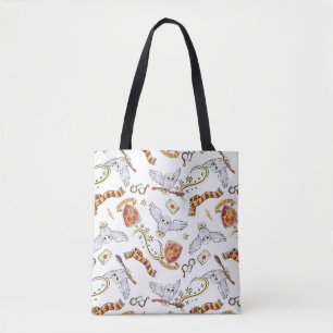 Tote Bag Motif Hedwig aquarelle GRYFFINDOR™
