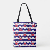 Tote Bag Motif heureux de crabes (Dos)