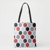 Tote Bag Motif Hexagon d'Art Moderne (Devant)