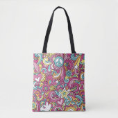 Tote Bag Motif hippie (Devant)