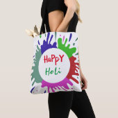 Tote Bag Motif Holi coloré (De près)