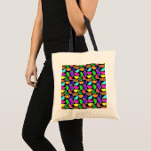 Tote Bag Motif joli pastèque coloré (Devant (produit))