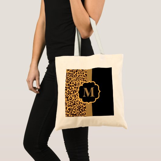 Tote Bag Motif léopard (Devant (produit))