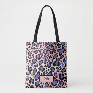 Tote Bag Motif léopard coloré