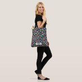 Tote Bag Motif léopard coloré (Sur le modèle)