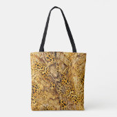 Tote Bag Motif léopard et serpent (Dos)