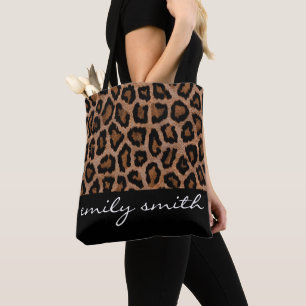 Tote Bag Motif Leopard personnalisé