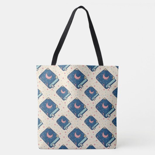 Tote Bag Motif Lune de Conte Céleste (Devant)