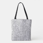 Tote Bag Motif Médicale de B&W (Dos)