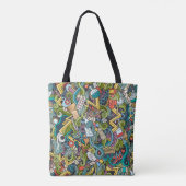 Tote Bag Motif Médicale d'icône d'art abstrait (Dos)