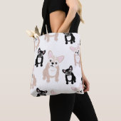 Tote Bag Motif mignon de Français de bouledogue français (De près)