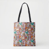 Tote Bag Motif mignon de mode de chiot (Devant)