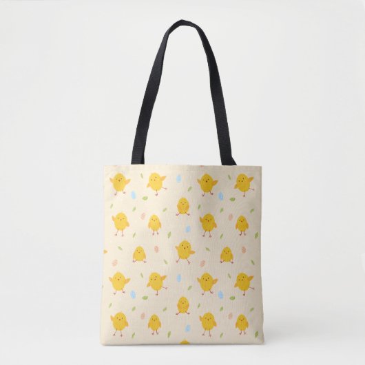 Tote Bag Motif mignon de Pâques (Devant)