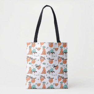 Tote Bag Motif mignon de paresse