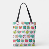 Tote Bag Motif mignon de pomme (Dos)