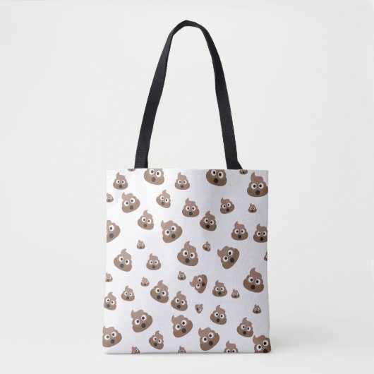 Tote Bag Motif mignon d'Emoji de dunette (Devant)